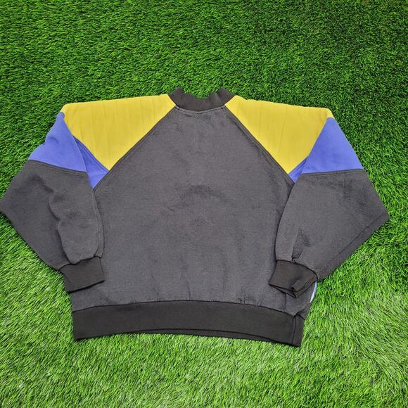 Vintage 80s MOD Sweatshirt Womens Medium 21x21 Baggy Boxy - Picture 2 of 13